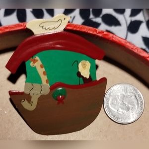 Noah's Ark Holiday Pin